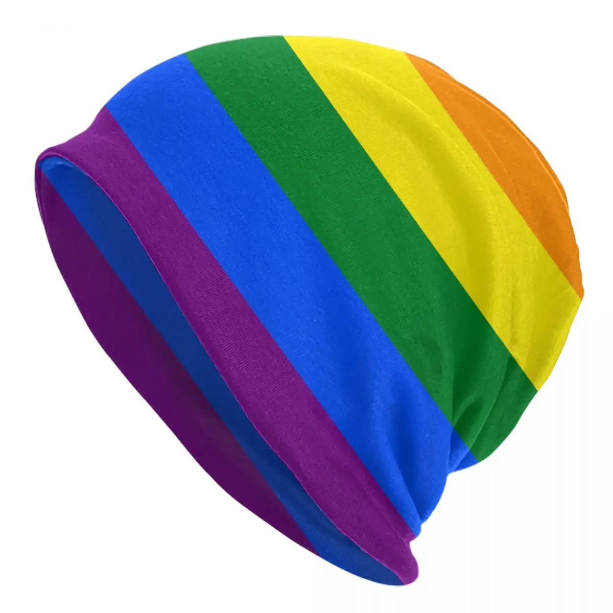 

Gay Pride LGBT Rainbow Flag Bonnet Hats Cool Knitting Hat For Men Women Winter Warm LGBTQ Lesbian Skullies Beanies Caps