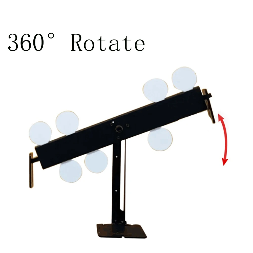 

360 Degree Resetting and Rotate Metal Shooting Target for Air Soft/BB's/Water Bullet/Soft Bomb
