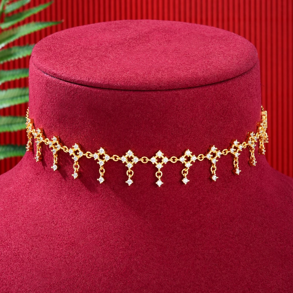 Jimbora New Trendy Sweet Cute Chains Necklace Jewelry for Women Girl Bridal Wedding Full Shiny CZ 2022 Romantic Lady Gift
Jimbora New Trendy Sweet Cute Chains Necklace Jewelry for Women Girl Bridal Wedding Full Shiny CZ 2022 Romantic Lady Gift