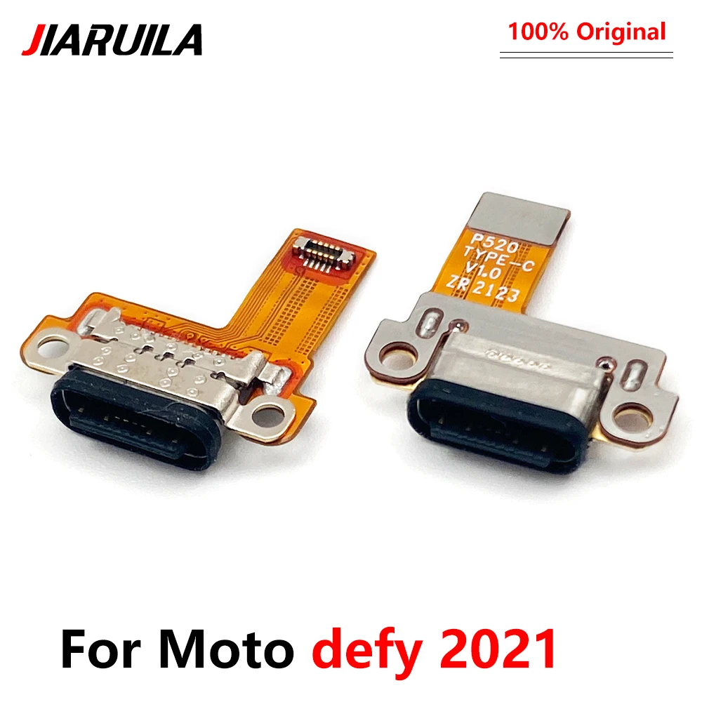 

100% Original USB Charger Charging Port Dock Connector Flex Cable For Motorola Moto Defy 2021 Charger Replacement Parts