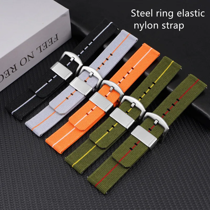 Nylon watch band 18mm 20mm 22mm 24mm Universal Quick Release watch strap Comfortable and breathable bracelet for Huawei Swatch
Nylon watch band 18mm 20mm 22mm 24mm Universal Quick Release watch strap Comfortable and breathable bracelet for Huawei Swatch