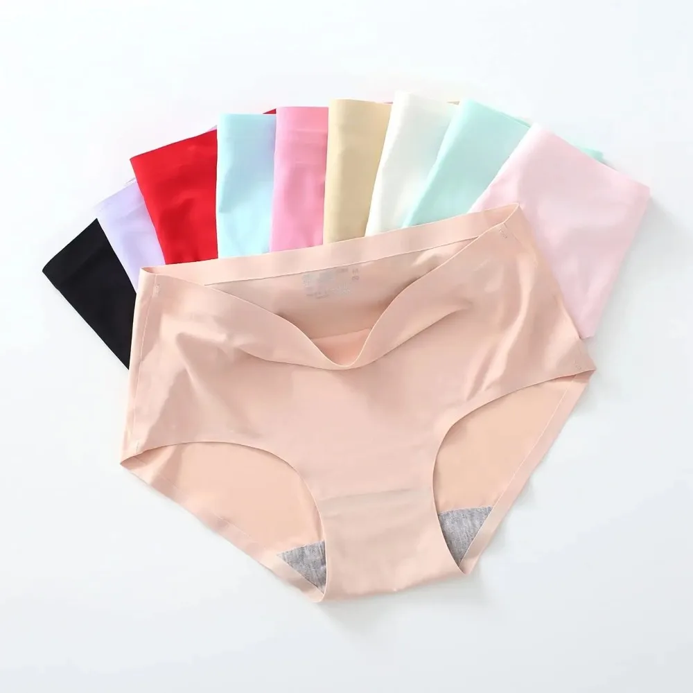 Nylon Ice Silk Seamless Panties Gifts Breathable Solid Color Breathable Panty Comfortable Skin-friendly Briefs Women
Nylon Ice Silk Seamless Panties Gifts Breathable Solid Color Breathable Panty Comfortable Skin-friendly Briefs Women