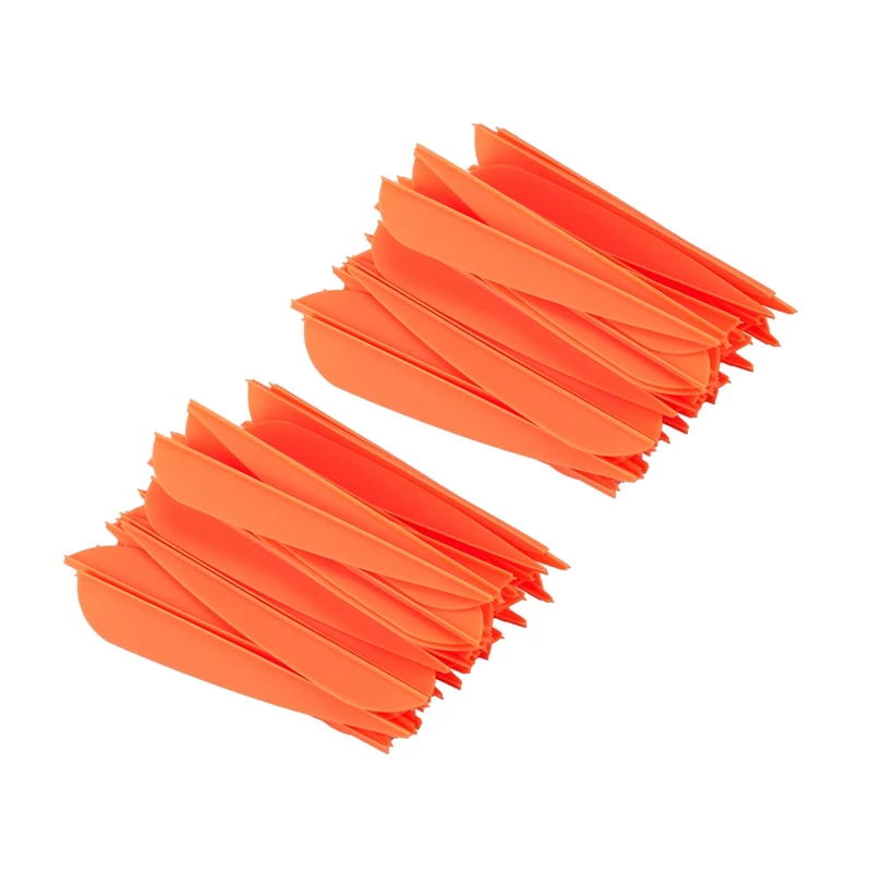 New-Arrows Vanes 4 Inch Plastic Feather Fletching For DIY Archery Arrows 100 Pack(Orange)
New-Arrows Vanes 4 Inch Plastic Feather Fletching For DIY Archery Arrows 100 Pack(Orange)