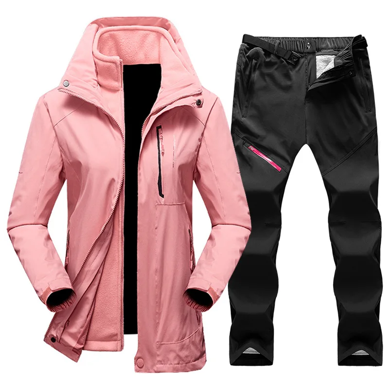 Thick Warm Womens Ski Suit Waterproof Windproof Skiing and Snowboarding Jacket Pants Set Female Snow Costumes Outdoor Ski Jacket
Thick Warm Womens Ski Suit Waterproof Windproof Skiing and Snowboarding Jacket Pants Set Female Snow Costumes Outdoor Ski Jacket