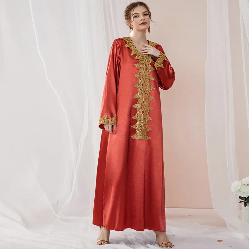 Arab Middle Eastern Muslim 2023 Autumn/winter New Abaya Lace Solid Color Fashion Robe Long Dress Elegant Kaftan
Arab Middle Eastern Muslim 2023 Autumn/winter New Abaya Lace Solid Color Fashion Robe Long Dress Elegant Kaftan