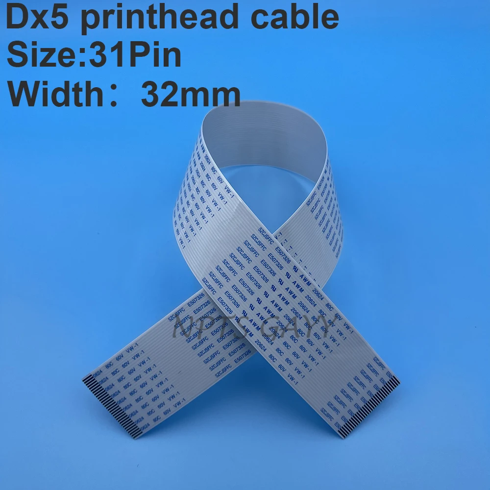 8PCS For Epson DX5 print head cable FFC flat data cable for Skycolor Allwin Xuli Aifa Witcolor Human Design plotter 31p 31 pin
8PCS For Epson DX5 print head cable FFC flat data cable for Skycolor Allwin Xuli Aifa Witcolor Human Design plotter 31p 31 pin