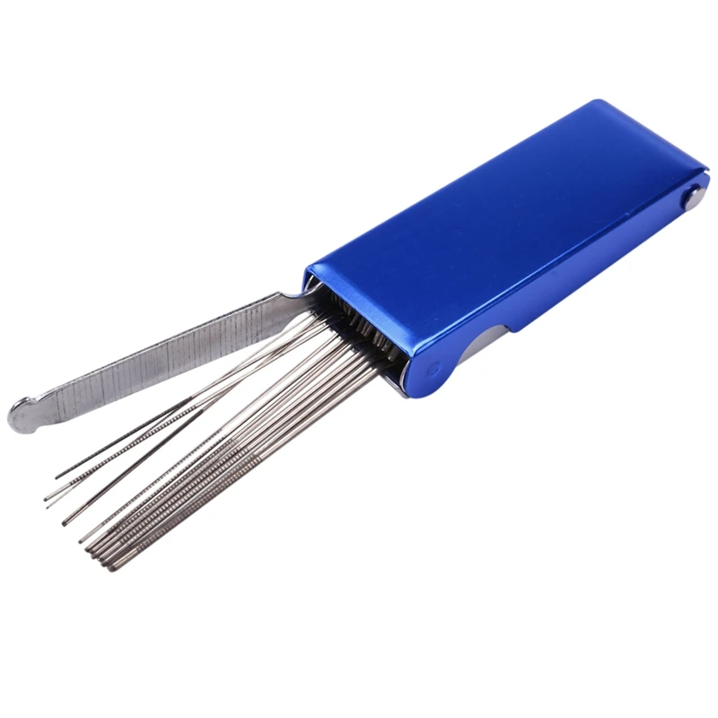 13 in 1 Torch Tip Cleaner Tools Welding Tip Cleaner Nozzle Cutting Needles Kit Stainless Steel Reamers for Welding Soldering Cut
13 in 1 Torch Tip Cleaner Tools Welding Tip Cleaner Nozzle Cutting Needles Kit Stainless Steel Reamers for Welding Soldering Cut