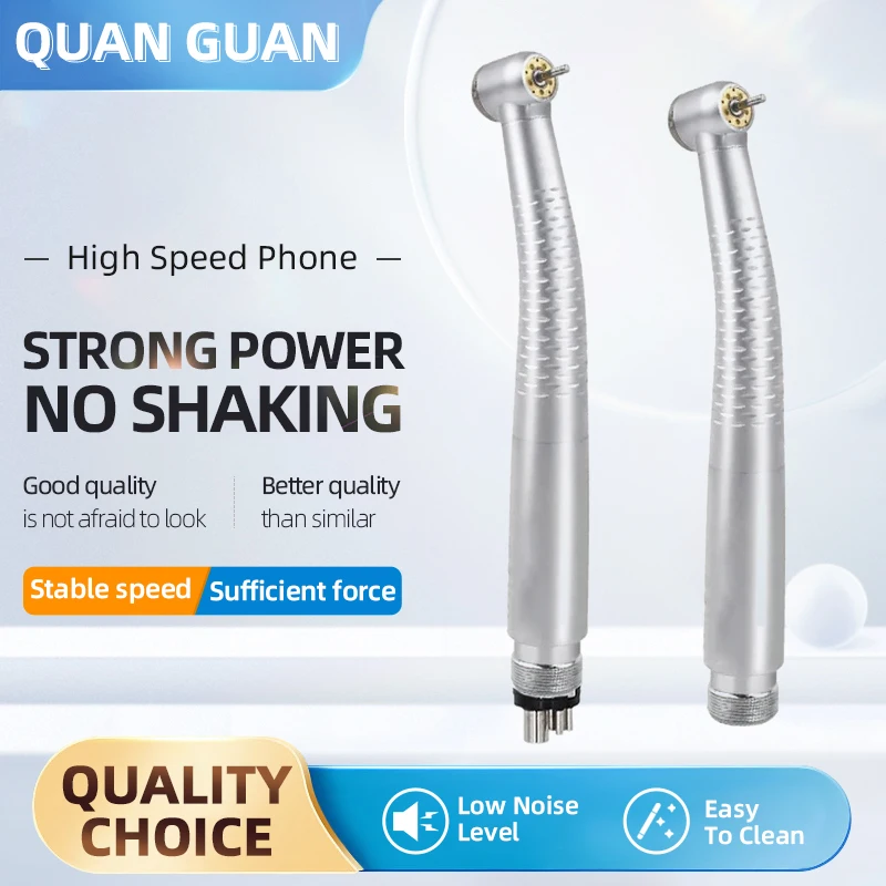 New Dental Handheld Device Air Turbine 5 LED Lights Water Spray Handles 2/4 Holes Ceramic Bearing Dental High Speed Handpiece
New Dental Handheld Device Air Turbine 5 LED Lights Water Spray Handles 2/4 Holes Ceramic Bearing Dental High Speed Handpiece