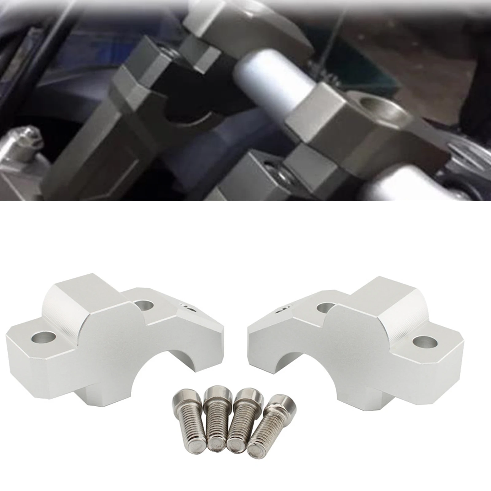 For YAMAHA MT09 Tracer 900 /900 GT FZ09 XSR900 2015-2020 Handlebar Riser Mounting Clamp Adapter
For YAMAHA MT09 Tracer 900 /900 GT FZ09 XSR900 2015-2020 Handlebar Riser Mounting Clamp Adapter