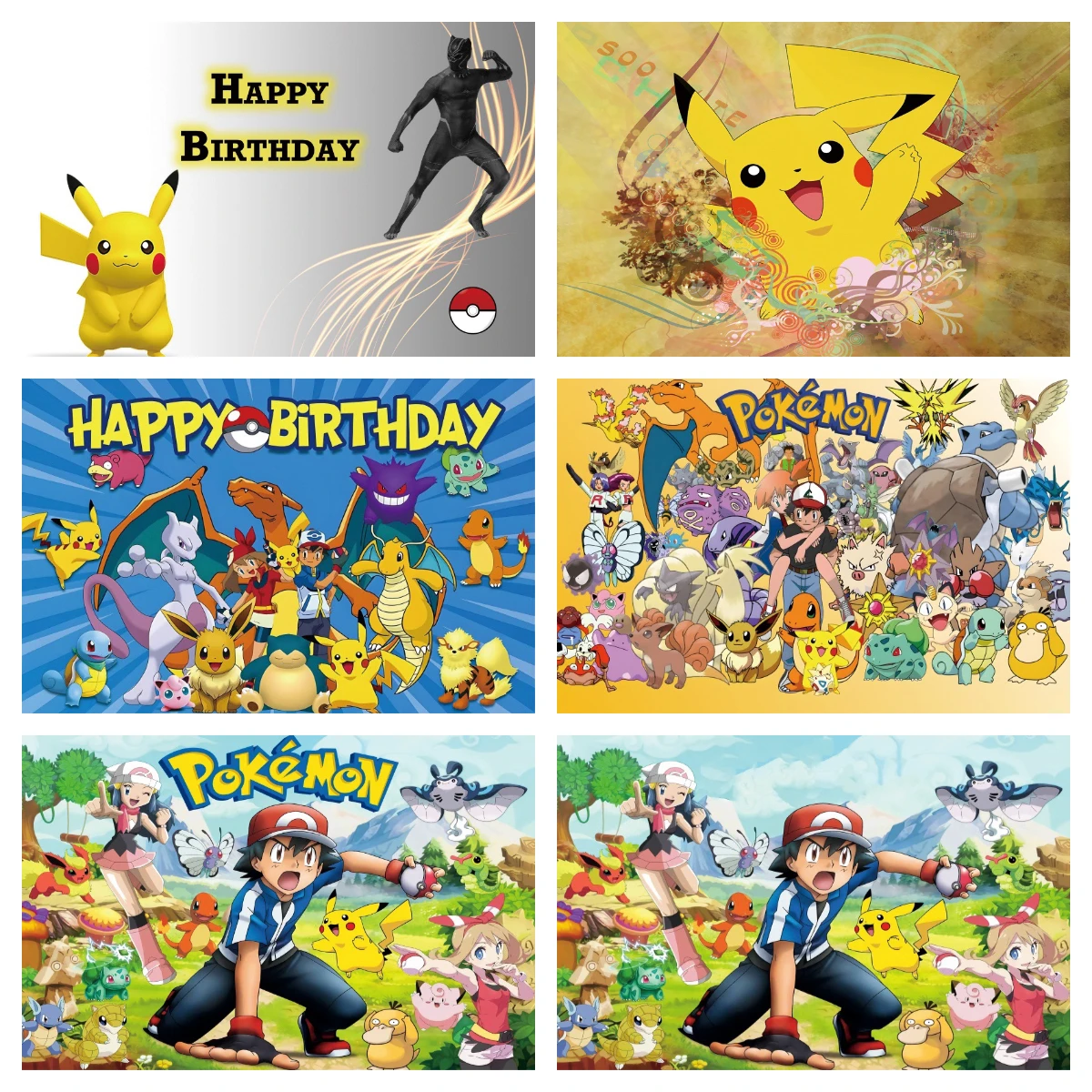 Pikachu Pokemon Photo Backdrop Photography Background Baby Shower Birthday Party Supplies Kids Props Banner Decoration Customize
Pikachu Pokemon Photo Backdrop Photography Background Baby Shower Birthday Party Supplies Kids Props Banner Decoration Customize