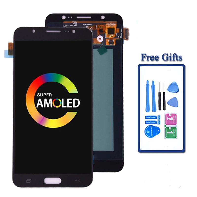 

Super Amoled For Samsung J7 2016 J710 SM-J710F J710M J710H J710FN LCD Display with Touch Screen Digitizer Assembly