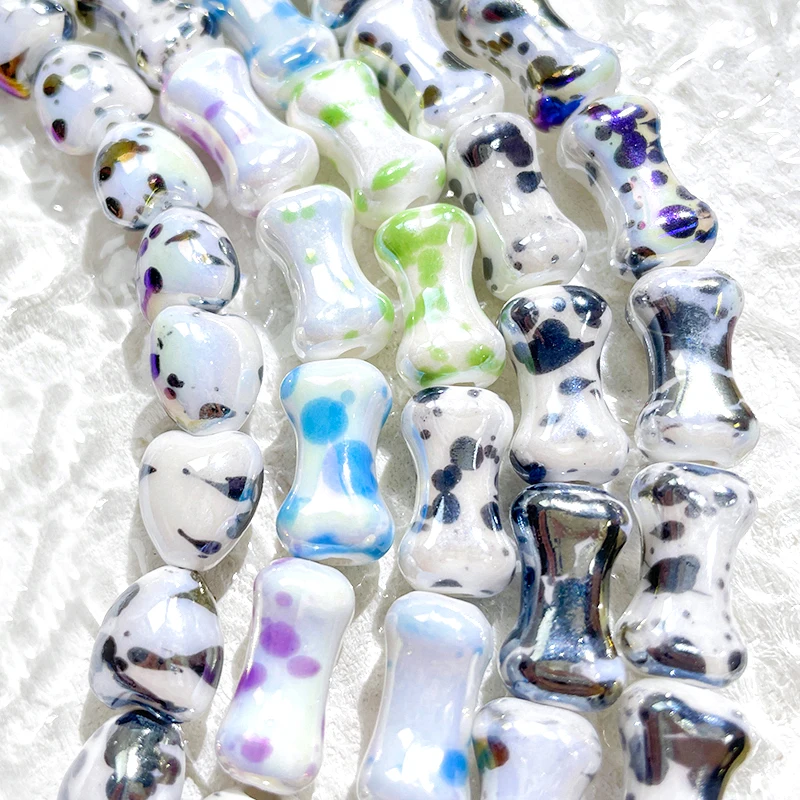 10 Pieces Printed Hand-painted Ceramic Spotted Bone Beads DIY Makes Materials for Necklaces, Bracelets, Earrings Accessories
10 Pieces Printed Hand-painted Ceramic Spotted Bone Beads DIY Makes Materials for Necklaces, Bracelets, Earrings Accessories