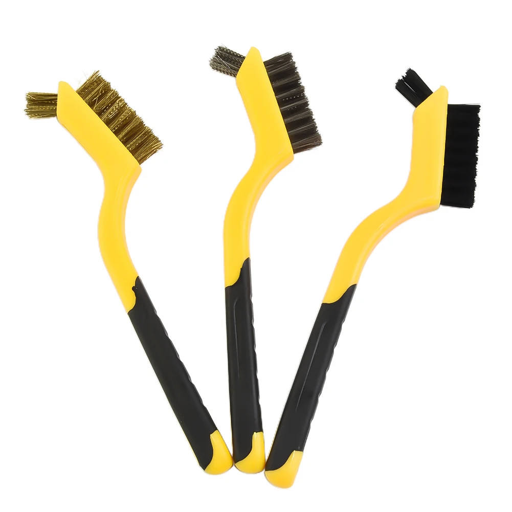 6pcs Cleaning Brushes Stainless Steel Wire/Brass/Nylon Brushes 7Inch For Removeing Rust Scale Paint Cleaning Tool Set
6pcs Cleaning Brushes Stainless Steel Wire/Brass/Nylon Brushes 7Inch For Removeing Rust Scale Paint Cleaning Tool Set