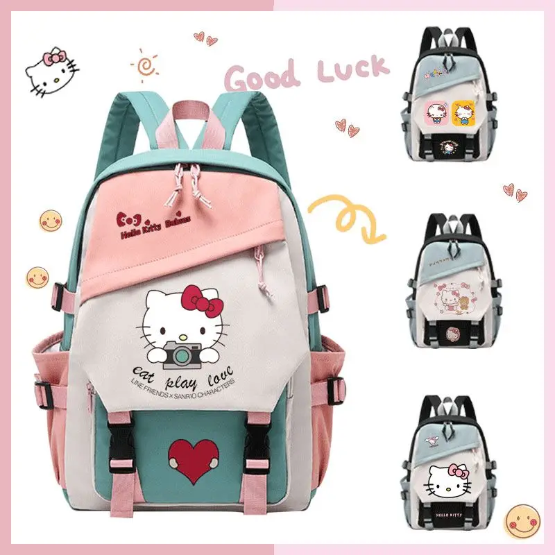 2023 HelloKitty Backpack Kawaii Sanrio Japanese Middle School Student Cartoon Large Capacity Schoolbag Children's Birthday Gift
2023 HelloKitty Backpack Kawaii Sanrio Japanese Middle School Student Cartoon Large Capacity Schoolbag Children's Birthday Gift