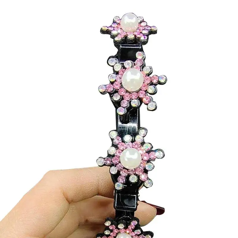 Hairband With Clips Double Bangs Hairstyle Hairpin Multi-color Hairpin Headbands With Rhinestones For Dance Wedding Dating
Hairband With Clips Double Bangs Hairstyle Hairpin Multi-color Hairpin Headbands With Rhinestones For Dance Wedding Dating