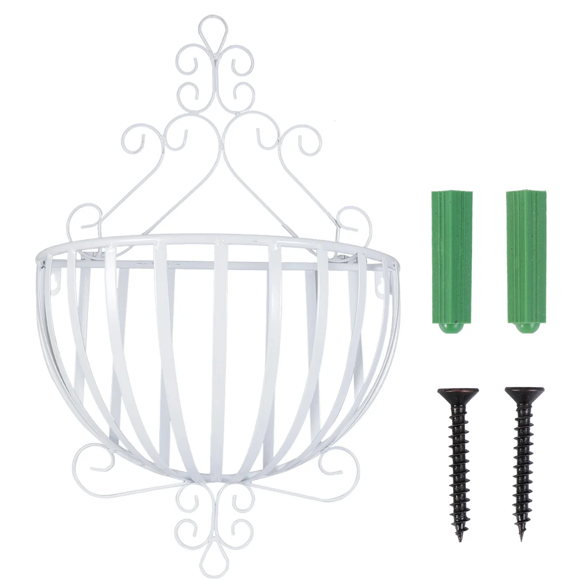 Wall Hanging Flower Stand Simple Lines Plant Classical European Style Flowerpot Shelf Balcony Holder Smooth Surface
Wall Hanging Flower Stand Simple Lines Plant Classical European Style Flowerpot Shelf Balcony Holder Smooth Surface