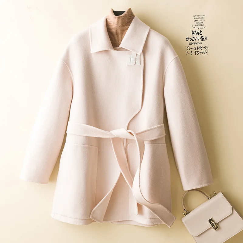 Double-Sided Cashmere Coat, Short Wool, Slim, Little Woolen Coat, Autumn and Winter, 100% Wool, New
Double-Sided Cashmere Coat, Short Wool, Slim, Little Woolen Coat, Autumn and Winter, 100% Wool, New