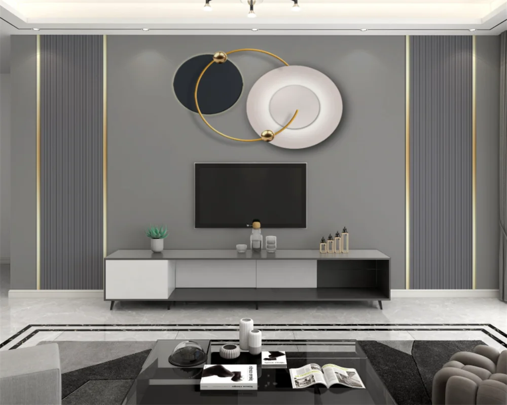 beibehang Customized papel de parede TV background new living room sofa grille line decorative bedroom television wallpaper
beibehang Customized papel de parede TV background new living room sofa grille line decorative bedroom television wallpaper