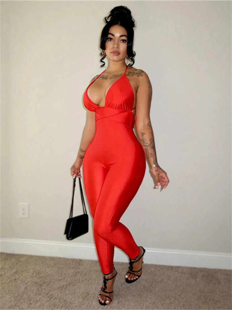 Летние сексуальные красные облегающие комбинезоны Akaily без рукавов с низким вырезом, полуночные женские костюмы 2024, модные облегающие комбинезоны с открытой спиной
Летние сексуальные красные облегающие комбинезоны Akaily без рукавов с низким вырезом, полуночные женские костюмы 2024, модные облегающие комбинезоны с открытой спиной