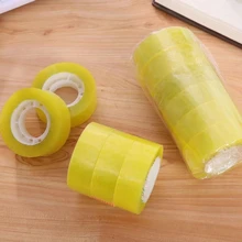 Multi-purpose Width 18mm Small Office Transparent Adhesive Tape Students Packaging Supplies Portable Mini Clear Adhesive Tapes 
Multi-purpose Width 18mm Small Office Transparent Adhesive Tape Students Packaging Supplies Portable Mini Clear Adhesive Tapes