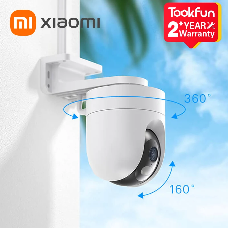 

Новая наружная камера Xiaomi CW400 Wi-Fi 2,5 K HD полноцветное ночное видение умная ИИ-камера с обнаружением человекоида IP66 Двусторонняя голосовая связь