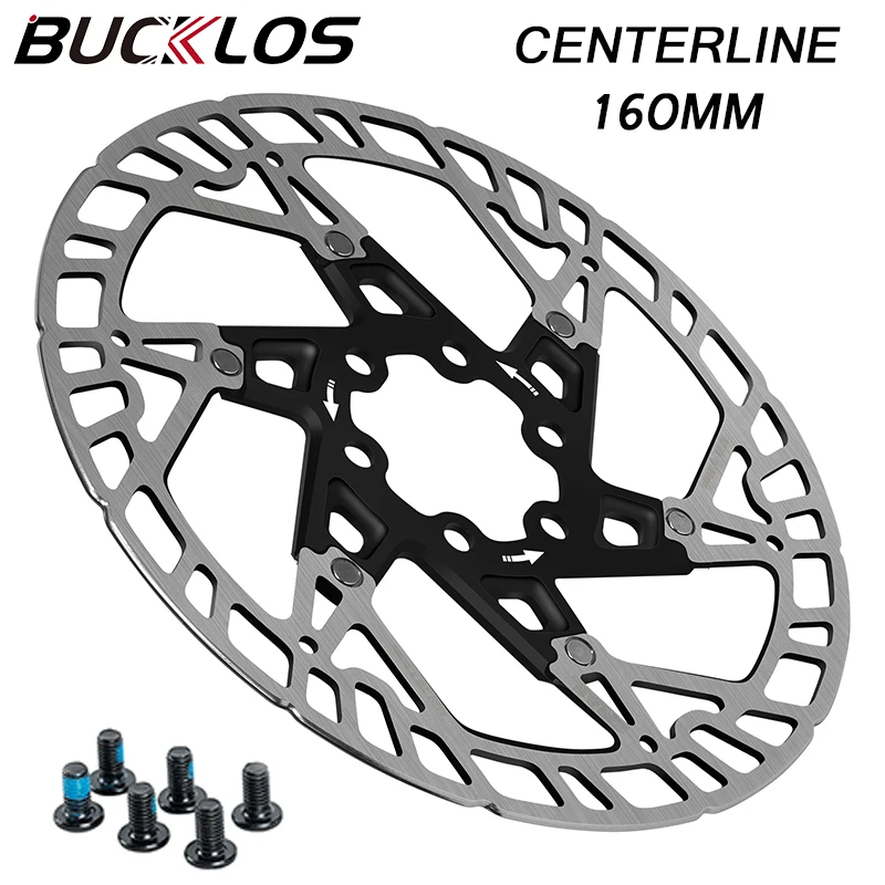 

BUCKLOS RT78 Bicycle Rotor 160mm Ultralight Bike Disc Brake Rotor Heat Dissipation Road MTB Hydraulic Brakes Rotors for SHIMANO