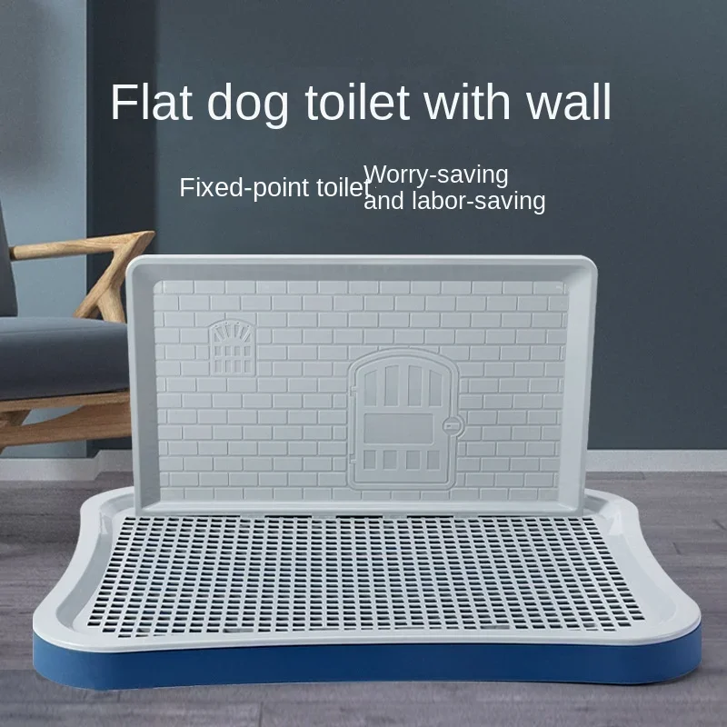 Reusable Dog Potty for Indoo Training Pads with Pee Baffle Dog Pad with Tray, Alternative to Puppy Pad Portable Dog Litter Box
Reusable Dog Potty for Indoo Training Pads with Pee Baffle Dog Pad with Tray, Alternative to Puppy Pad Portable Dog Litter Box