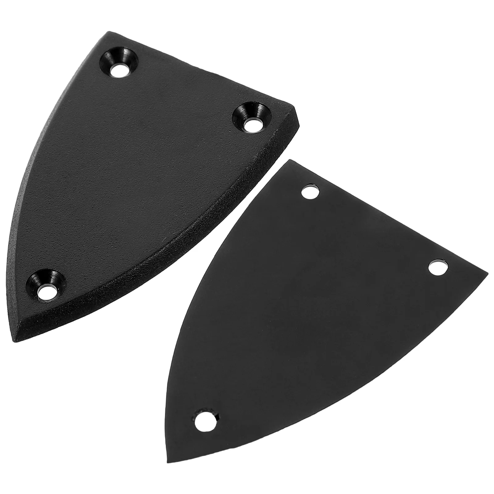 

2 Pcs Guitar Tuning Lever Cover Truss Rod Covers 3 Hole Electric Holes Accessories Acoustic Parts