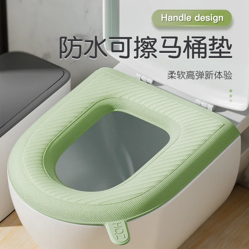 Waterpoof Toilet Seat Cover Washable Bathroom Toilet Pad Cushion with Handle Mat Toilet Seat Bidet Cover Accessories
Waterpoof Toilet Seat Cover Washable Bathroom Toilet Pad Cushion with Handle Mat Toilet Seat Bidet Cover Accessories