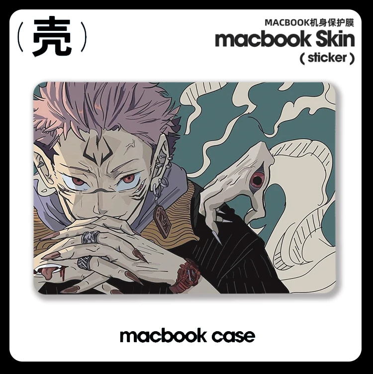 

Ryomen Sukuna Ainme Jujutsu Kaisen For Apple Macbook Air M2 M1 For Pro 13 14 16 Mac Hard Shell Retina A2681 A2337 A2338 Laptop