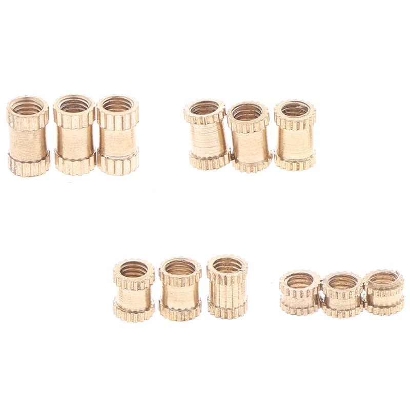 100pcs Brass Insert Nut Set Hot Melt Knurled Thread Heat Injection Molding Embedment Copper Nut M3 for Attach 3D Print
100pcs Brass Insert Nut Set Hot Melt Knurled Thread Heat Injection Molding Embedment Copper Nut M3 for Attach 3D Print