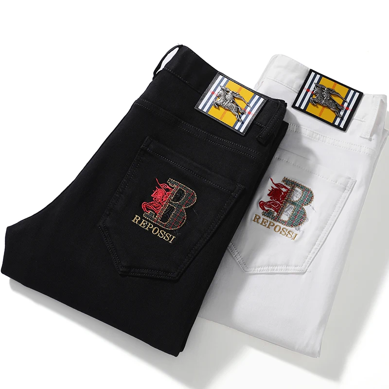 Light Luxury Jeans for Men's 2022 Autumn/Winter New Season Embroidery Slim Fit Trend Casual Fashion Brand Long Pants for Men
Light Luxury Jeans for Men's 2022 Autumn/Winter New Season Embroidery Slim Fit Trend Casual Fashion Brand Long Pants for Men