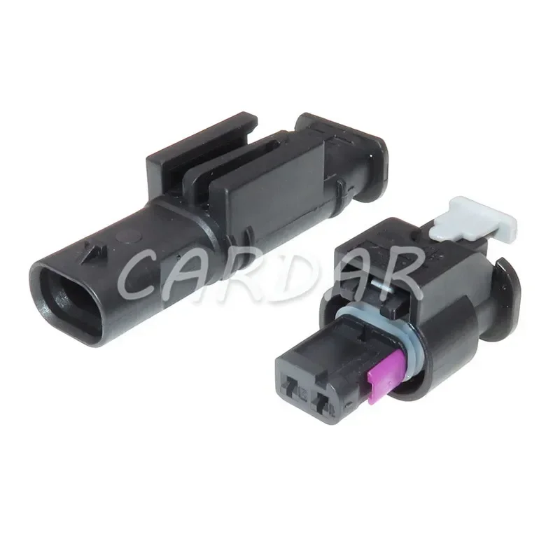 

1 Set 2 Pin 4F0 973 702 1-1718643-1 0-2112986-1 Fuel Injector Connector Collision Sensor Socket Automotive Connector For VW Audi