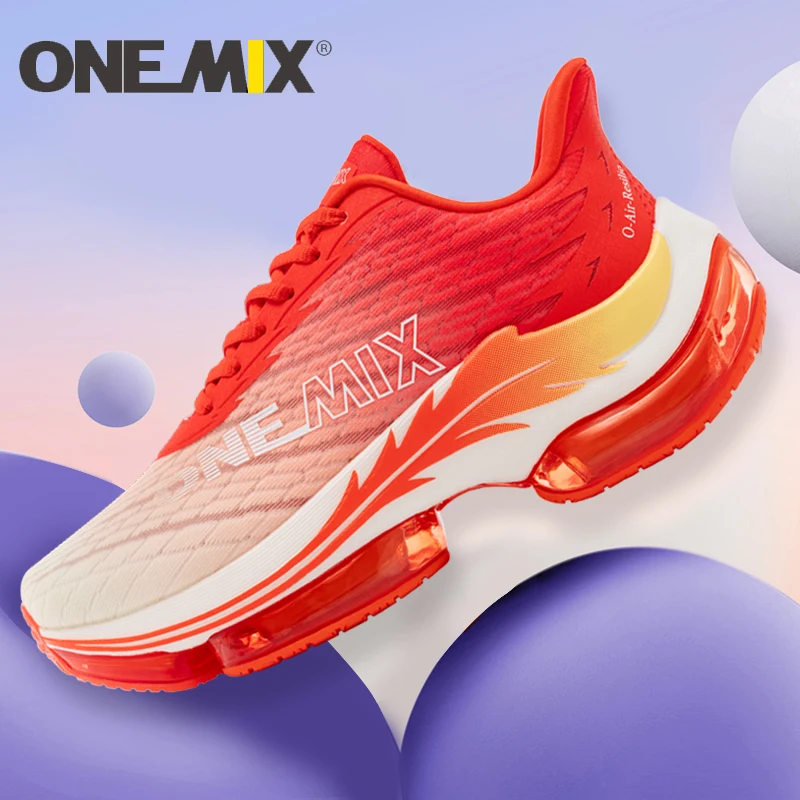 

ONEMIX 2024 New Marathon Men Shoes Breathable Non-slip Shock-absorbing Couple Shoes Women Jump Rope Sneakers Cushioned running