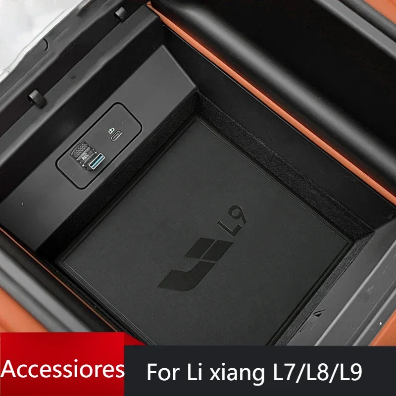 

New model For LiXiang L9 Anti-Slip Car Gate Slot Mat 2022 Non-Slip Door Groove Pad Leather Coaster Auto Interior Accessories