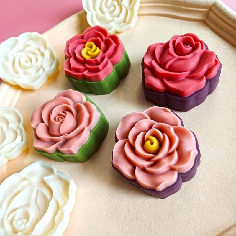 H7EA Hand Pressure Moon Cake Mold Rose Flower Cookie Stamps Moon Cake Makers MidAutumn Festival DIY Cookie Pastry Tool
H7EA Hand Pressure Moon Cake Mold Rose Flower Cookie Stamps Moon Cake Makers MidAutumn Festival DIY Cookie Pastry Tool