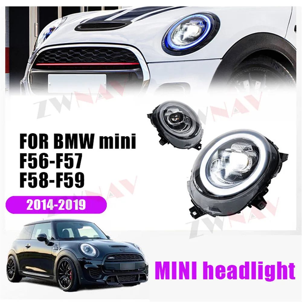 

For BMW mini F56-57-58-59 2014 2015 2016 -2019 LED Headlight High Beam Light Front Lamp Quality Retrofit Assemby Night Accessory