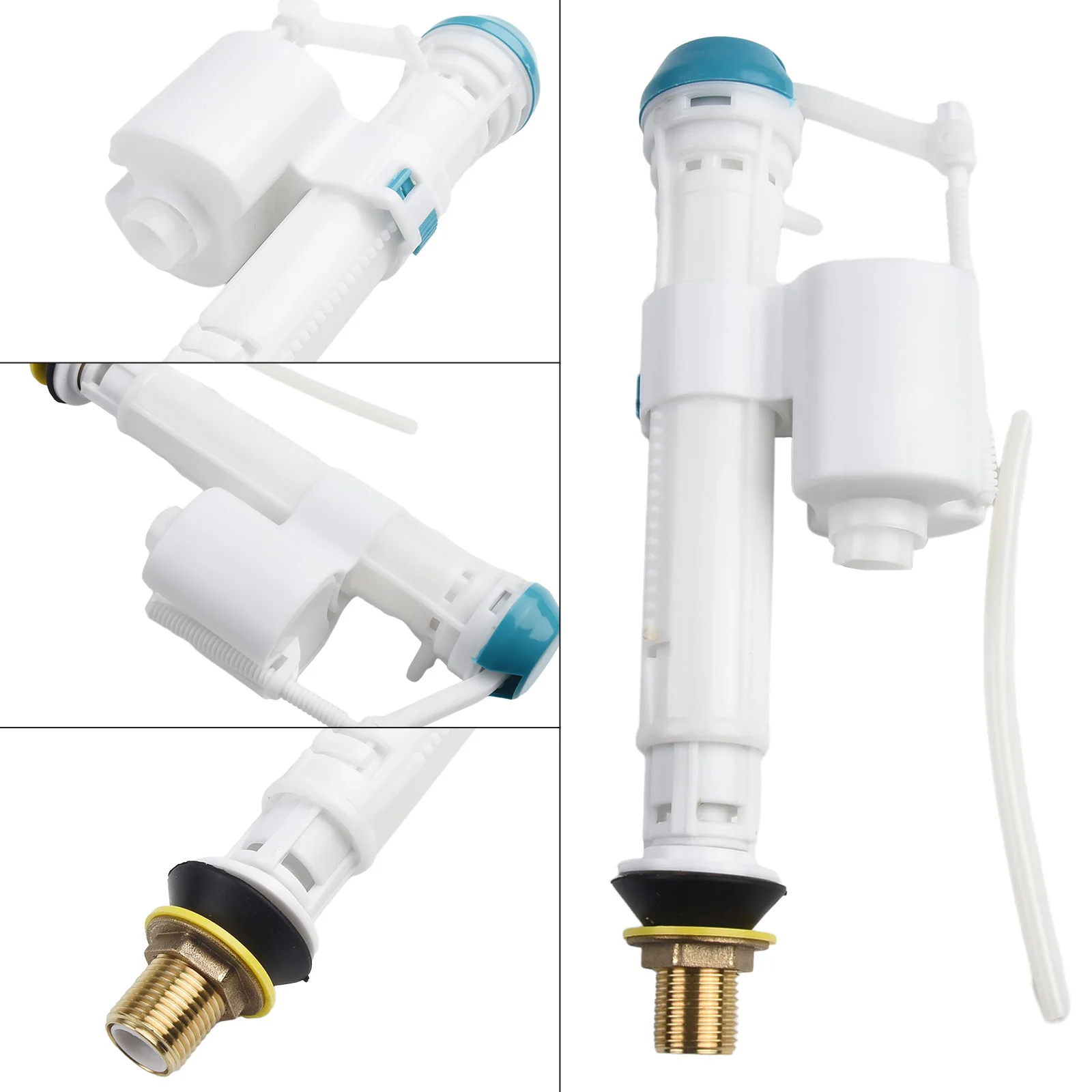 Quiet Fill Toilet Cistern Fill Valve Adjustable Height Stable Performance G 1/2 Connector Anti Siphon Construction
Quiet Fill Toilet Cistern Fill Valve Adjustable Height Stable Performance G 1/2 Connector Anti Siphon Construction