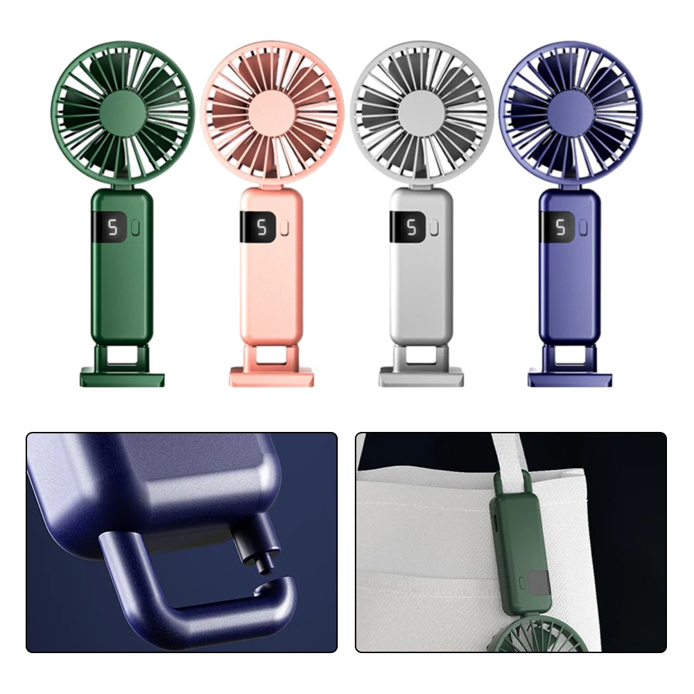 1PC Handheld Mini Fans Foldable Portable Neck Hanging Fans 5 Speed Digital Display Household Tool Accessories
1PC Handheld Mini Fans Foldable Portable Neck Hanging Fans 5 Speed Digital Display Household Tool Accessories