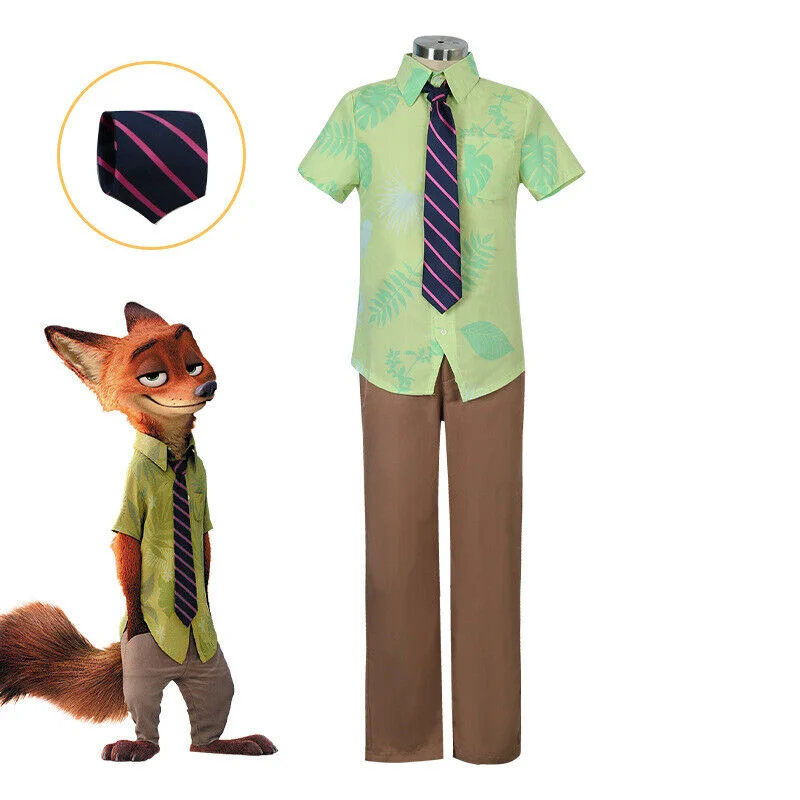 Disney Zootopia 2 Fox Nick Wilde Cosplay Costume Zootropolis Halloween Adult Mens Suits
Disney Zootopia 2 Fox Nick Wilde Cosplay Costume Zootropolis Halloween Adult Mens Suits