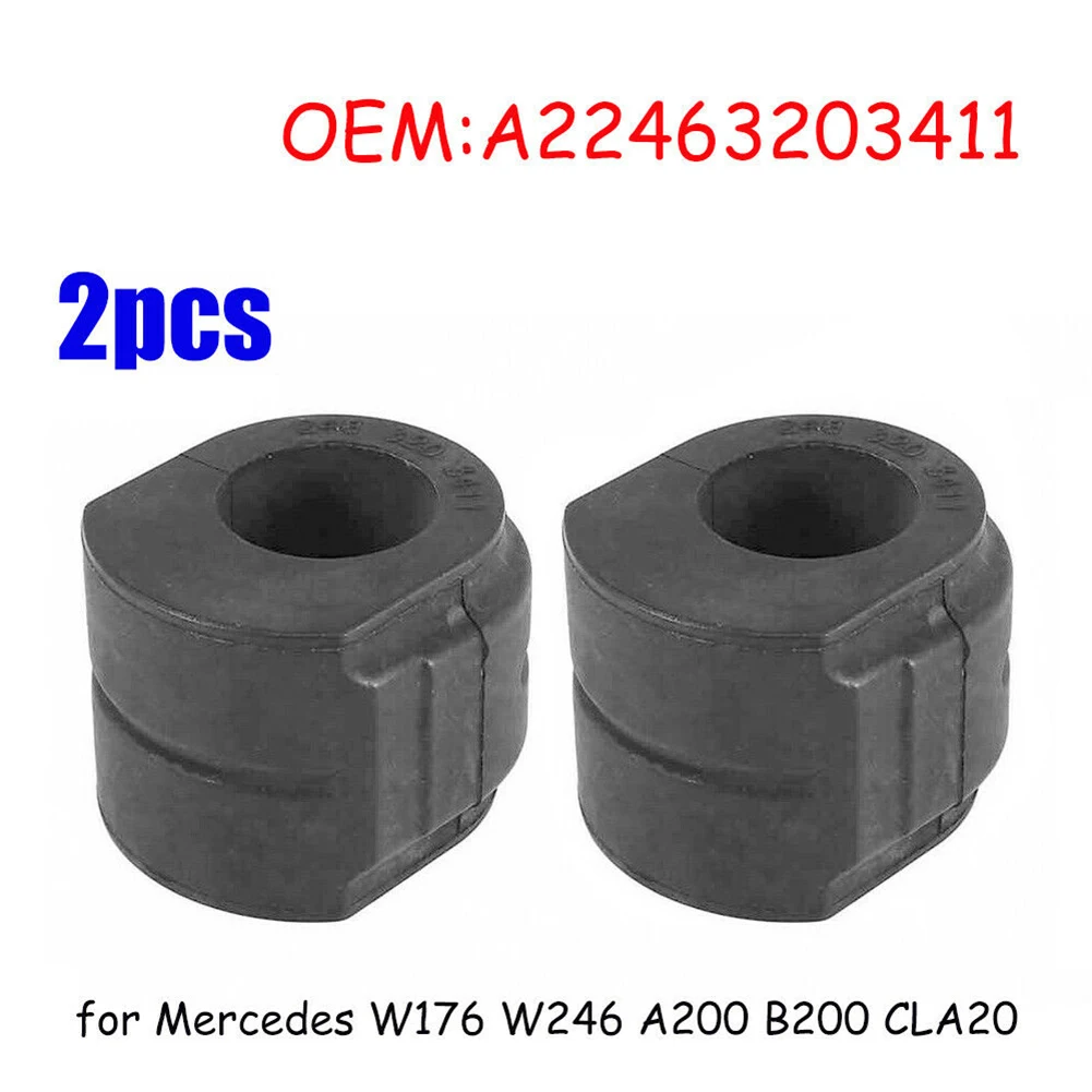 2Pcs Parts Front Stabilizer Bushing Kit Rubber Sway Bar A2463203411 Accessories Fittings For Benz A160 A180 A200 A220
2Pcs Parts Front Stabilizer Bushing Kit Rubber Sway Bar A2463203411 Accessories Fittings For Benz A160 A180 A200 A220