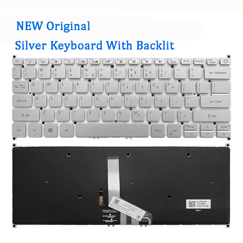 NEW Original Laptop Keyboard For ACER Swift3 SF313-51-520B/50P6 N18H2 N17W3 SF515-51 NEW Original Laptop Keyboard For ACER Swift3 SF313-51-520B/50P6 N18H2 N17W3 SF515-51
