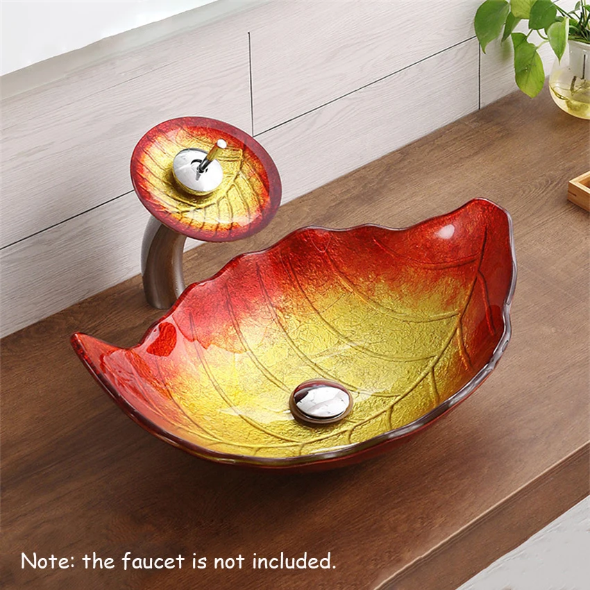 European-Style Wash Basin Household Table Basin Hotel Bathroom Creative Art Tempered Glass Washbasin Counter Top Basin Sink
European-Style Wash Basin Household Table Basin Hotel Bathroom Creative Art Tempered Glass Washbasin Counter Top Basin Sink