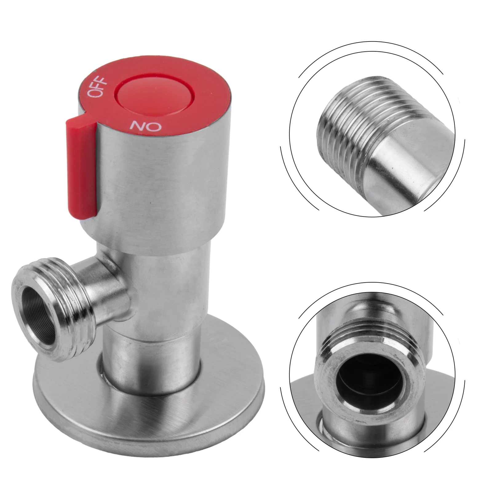 Red Blue Water Stop Valve Shower Heads Ome Improvement Stainless Steel Thickened Toilets 1/2\" Inlet 1/2\" Outlet
Red Blue Water Stop Valve Shower Heads Ome Improvement Stainless Steel Thickened Toilets 1/2\" Inlet 1/2\" Outlet