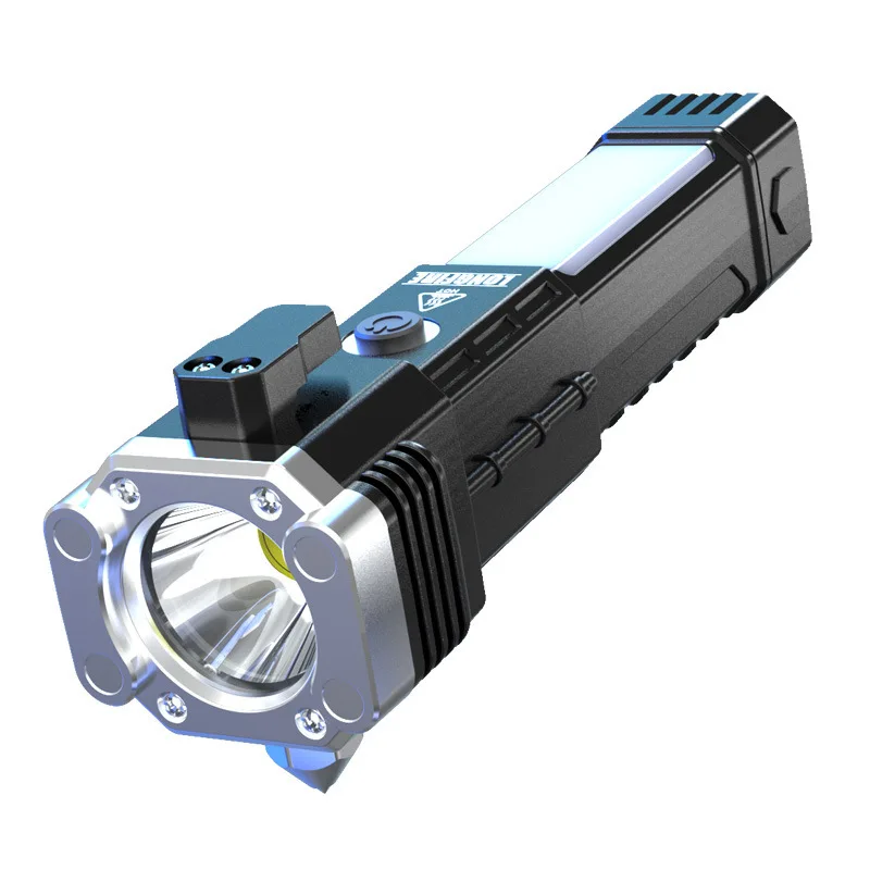 Tactical LED Flashlight USB Rechargeable Battery Flashlamp Multifunctional Car Safety Hammer Window Breaker Self Defense Lantern
Tactical LED Flashlight USB Rechargeable Battery Flashlamp Multifunctional Car Safety Hammer Window Breaker Self Defense Lantern