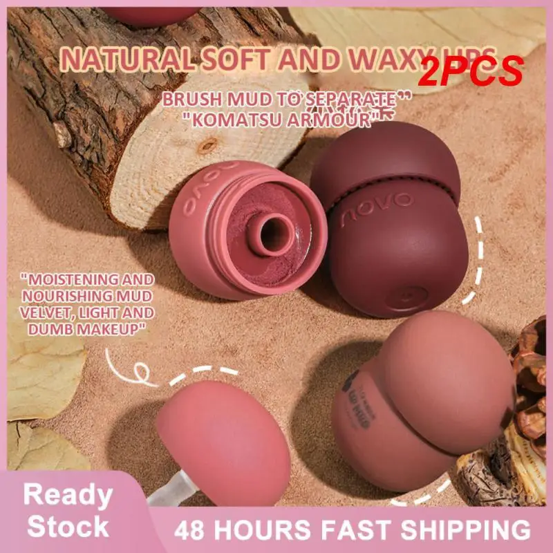 2PCS Mushroom Lip Tint Mud Soft Smooth Lip Mud Face Blush 4 Colors Beauty Cosmetics Velvet Matte Lipstick Moisturizing
2PCS Mushroom Lip Tint Mud Soft Smooth Lip Mud Face Blush 4 Colors Beauty Cosmetics Velvet Matte Lipstick Moisturizing