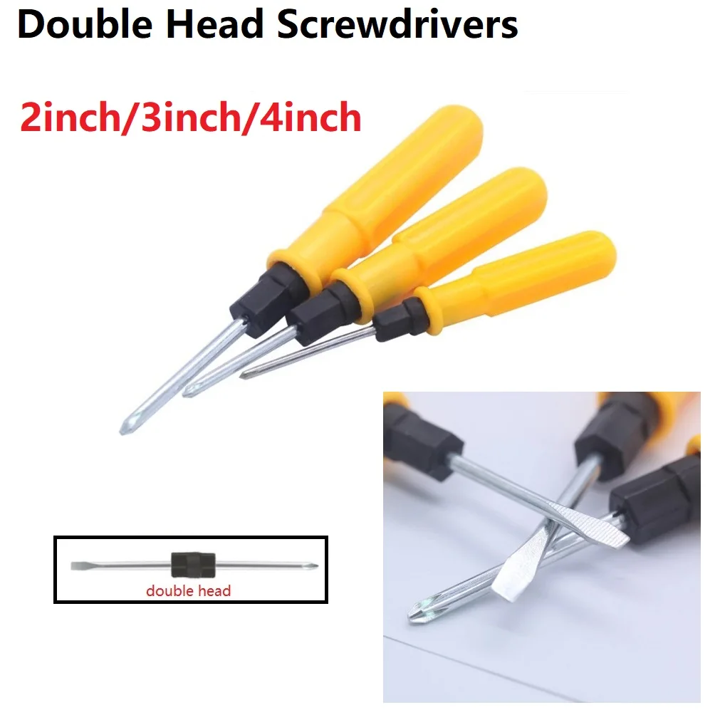 2/3/4inch 2 Side Double Head Slotted Cross Screwdriver Remover Alloy-Steel Repair Tool Portable Screws Driver Repair Hand Tools
2/3/4inch 2 Side Double Head Slotted Cross Screwdriver Remover Alloy-Steel Repair Tool Portable Screws Driver Repair Hand Tools