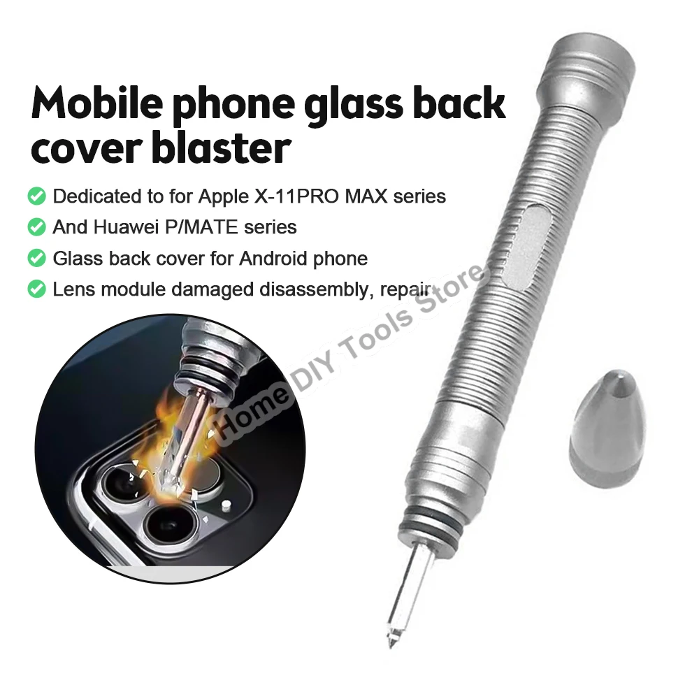 TE-795 Phone Blasting Pen for iPhone Back Cover Glass Battery Cover Demolition Blasting Pen Housing Cover Removal Tool
TE-795 Phone Blasting Pen for iPhone Back Cover Glass Battery Cover Demolition Blasting Pen Housing Cover Removal Tool