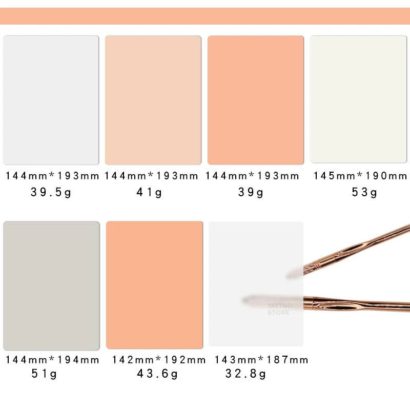 1Pcs Dual Sides Blank Tattoo Practice Skin Training Fake Skin Drawing Lining Eyebrow Permanent Makeup Tool Tattoo Accessories
1Pcs Dual Sides Blank Tattoo Practice Skin Training Fake Skin Drawing Lining Eyebrow Permanent Makeup Tool Tattoo Accessories