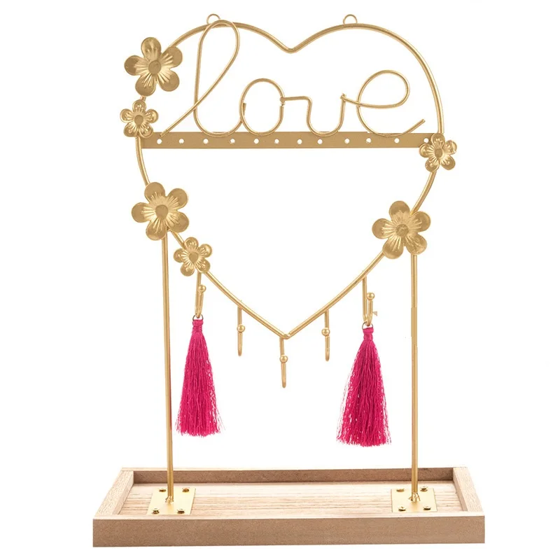 Jewelry Organizer Stand, Jewelry Holder With Wood Base For Necklace Bracelets Earrings Ring
Jewelry Organizer Stand, Jewelry Holder With Wood Base For Necklace Bracelets Earrings Ring